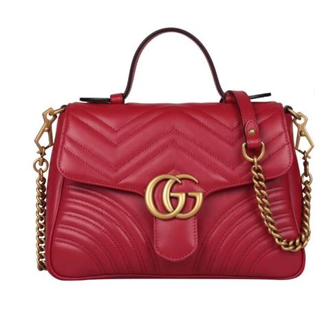 gucci red leather bag fake|gucci handbag red leather.